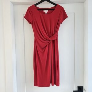 dressbarn Elegant Scarlet Midi Dress